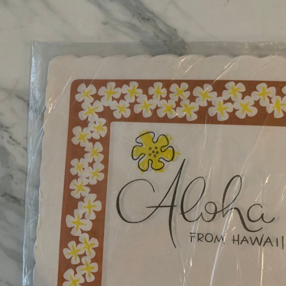 vintage hawaiian girl paper place mats unopened package of 20 tiki aloha… - Picture 4 of 7